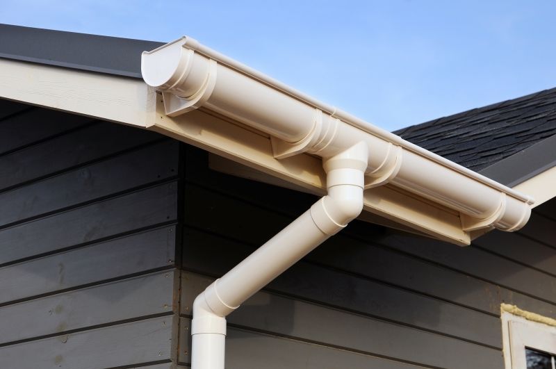 Gutter System on a Residential Roof