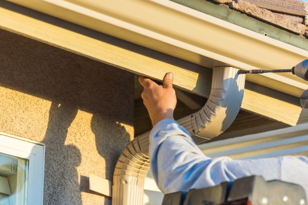 Cost of Aluminum Rain Gutter Service in Greenwood